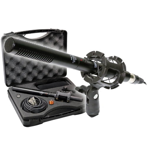 VidPro XM55 Xm-55 13-Piece Professional Video & Broadcast Unidirectional Condenser Microphone Kit 